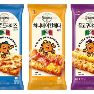 CJ제일제당, '고메 1인용 사각피자' 3종 출시... 