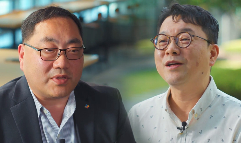 CJ도너스캠프 (좌)최다 시간 봉사자 김진욱님, (우)최장기 기부자 서원민님