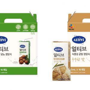 CJ제일제당 사내벤처 브랜드 ‘얼티브’, 식물성 균형영양식·당뇨영양식 앞세워 ‘시니어 영양음료’ 시장 진출