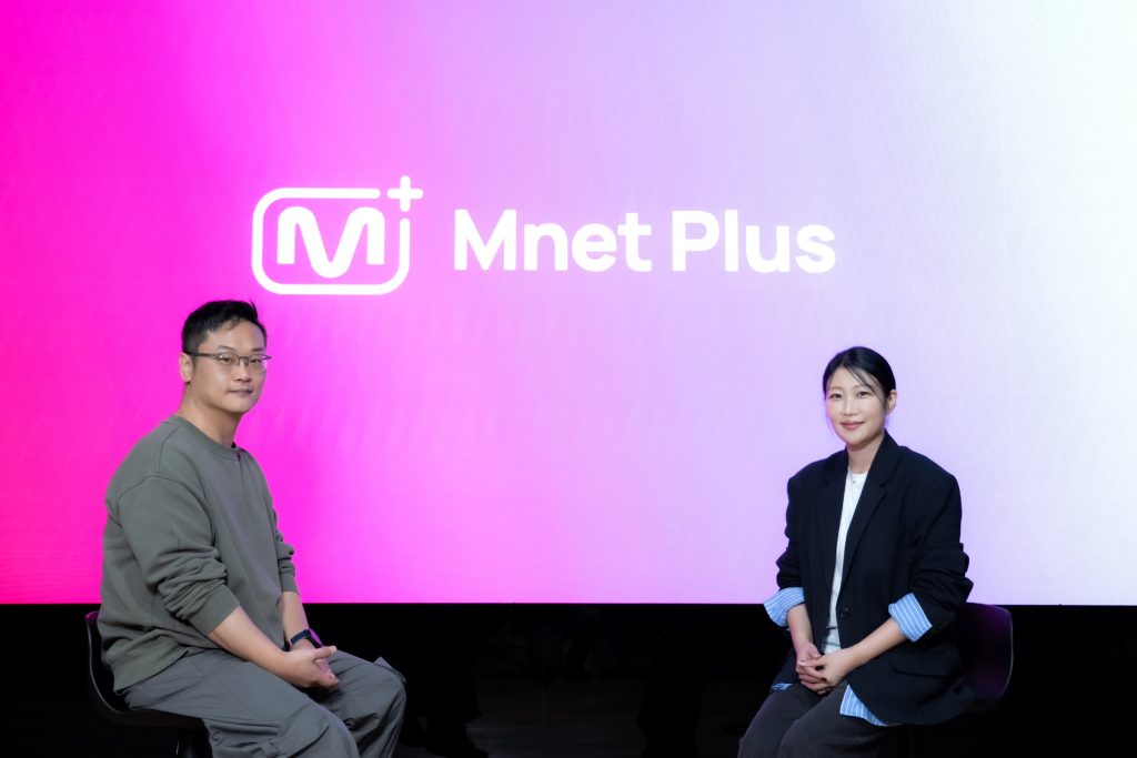 (좌)차우진 엔터문화연구소 대표, (우)김지원 엠넷플러스 사업부장 이미지