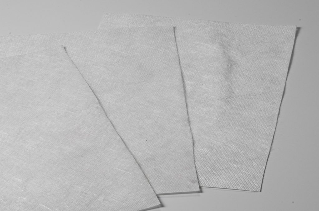 [사진]cj제일제당의 'pha 적용 부직포 원단' 샘플