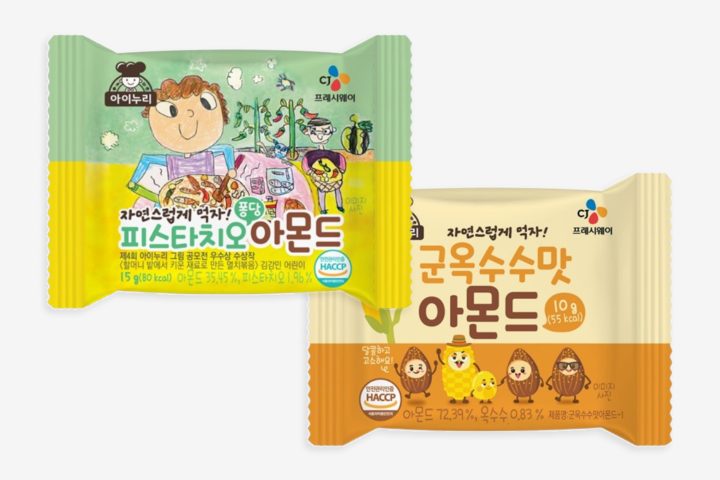 CJ프레시웨이 아이누리, 견과류 신상품 2종 출시