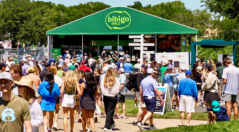 지난 5월 더 CJ컵 바이런 넬슨 비비고 컨세션 전경.