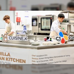 CJ제일제당 '퀴진케이', 영국서 차세대 K-푸드 인재 발굴 나섰다... 한식 요리대회와 게릴라 키친 성료