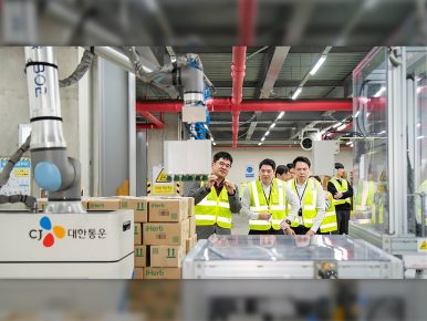 CJ대한통운 첨단 풀필먼트센터 찾은 CP 엑스트라…전방위 물류협력 ‘광폭행보’