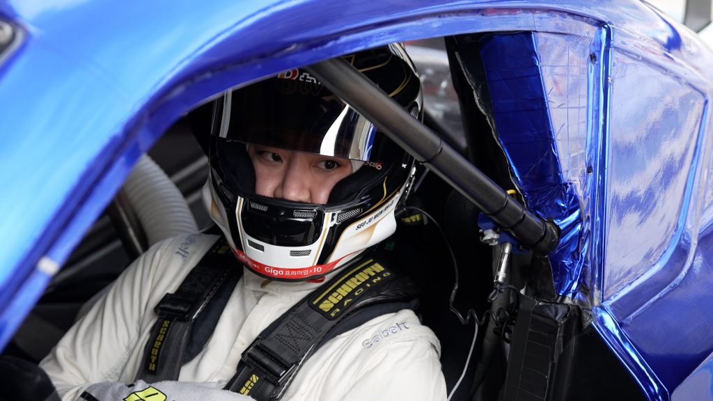카레이서 서주원이 지난 5일 코리아 인터내셔널 서킷에서 오네 레이싱 입단 테스트를 진행했다