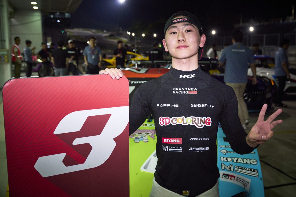 2025 토요타 가주 레이싱 6000 클래스 3라운드 포디움에 입성한 헨쟌 료마