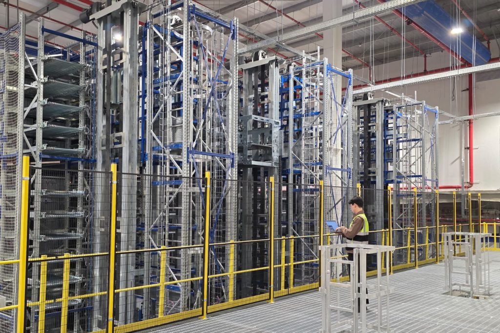 CJ대한통운 사우디GDC에 도입한 멀티셔틀 시스템