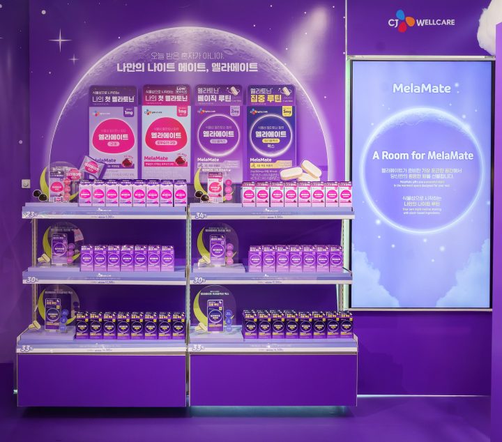 CJ웰케어, 올리브영 강남 타운에 ‘멜라메이트’ 팝업스토어 운영