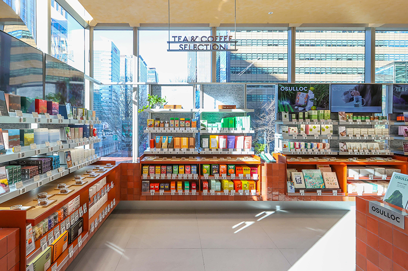 올리브베러 광화문점 내부 2층 티&커피 셀렉션 존