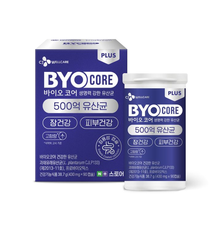 CJ웰케어, ‘바이오코어 500억 유산균’ 리뉴얼…화사 새 모델 발탁