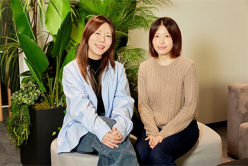 창작뮤지컬 의 창작자인 배시현 작가(좌)와 박신애 작곡가(우).