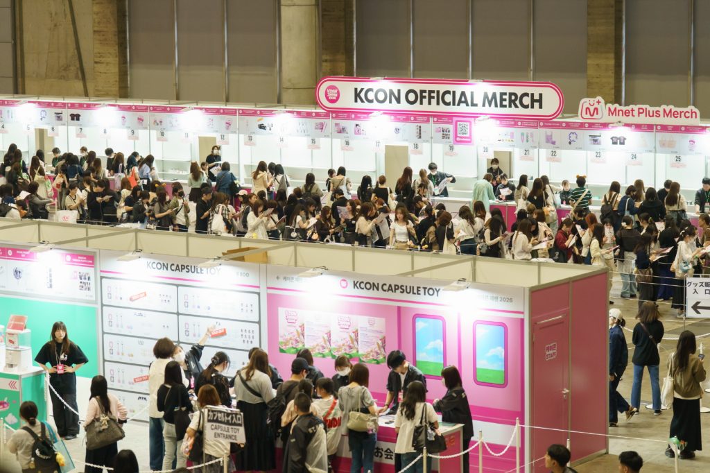 KCON JAPAN 2026 부스 전경
