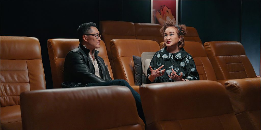 좌)다니엘 대 킴, 우)CJ그룹 이미경 부회장 (Credit K Everything A CNN Original Series on CNN International)