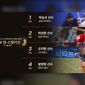 CGV, ‘월간 CGV 씬-스틸러상’ 3~4월 후보 공개