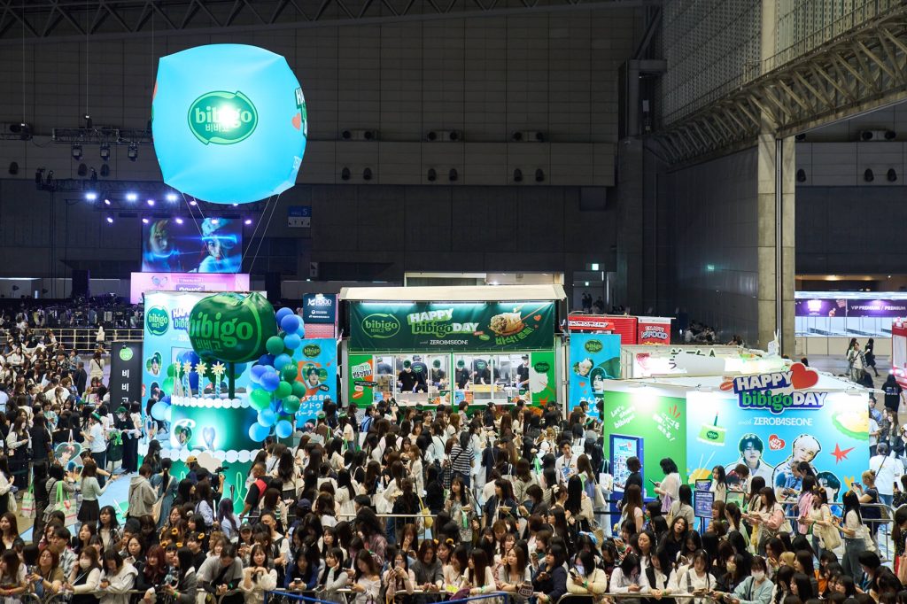 KCON JAPAN 2026 비비고 부스 전경