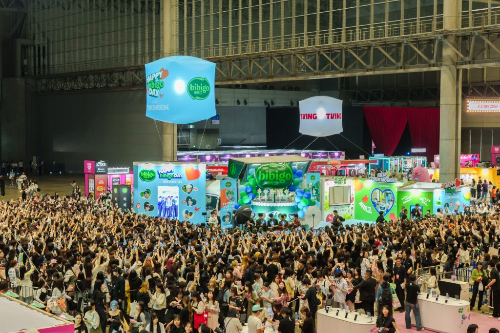 KCON JAPAN 2026 부스 전경