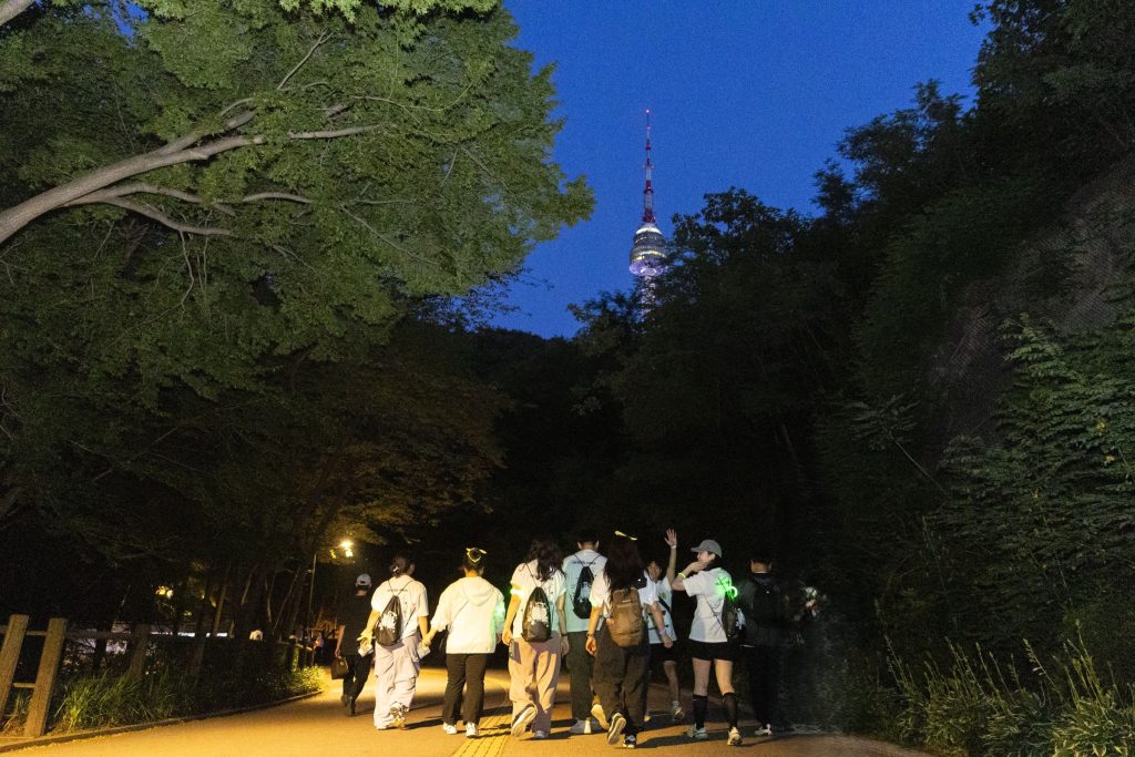 N서울타워 글로벌 나이트워크 남산 둘레길 야경