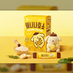 CJ웰케어, '바이오코어' 폼폼푸린과 만났다...‘바나나효소' 신제품 출시