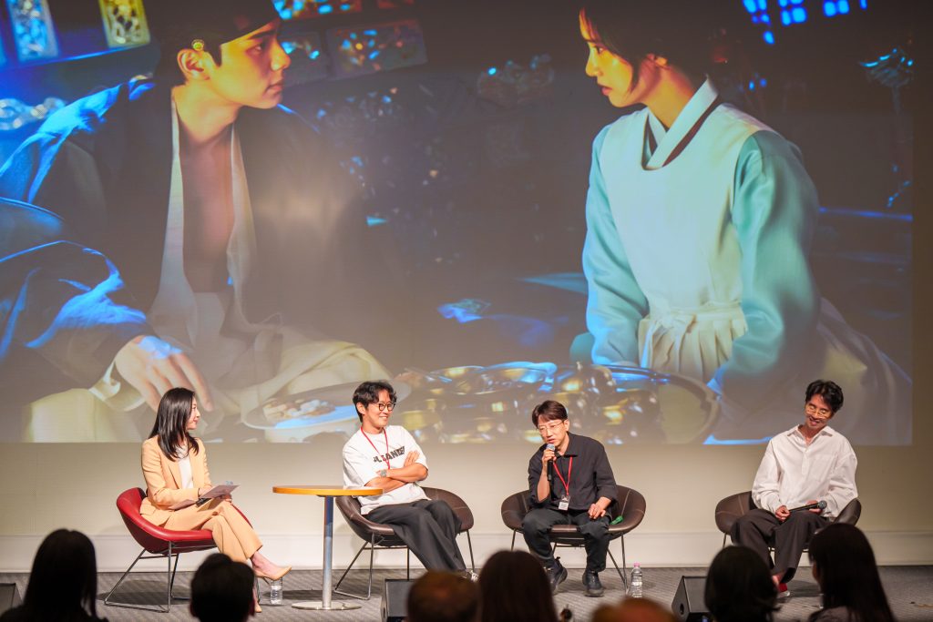 (왼쪽부터) 박신우, 장태유, 이장훈 감독