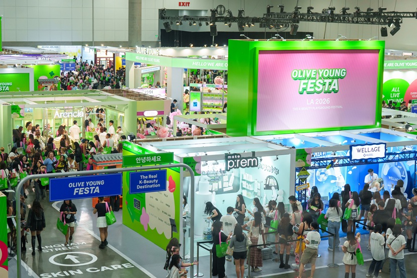 OLIVE YOUNG FESTA LA 2026이 열린 체험형 페스티발 그라운드