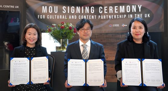 CJ ENM, 주영한국문화원·한국콘텐츠진흥원 영국 비즈니스센터와 MOU 체결… 영국에서 K-콘텐츠 매력 알린다