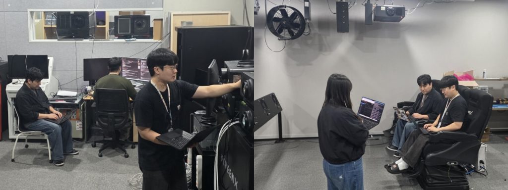 S/W Tech 개발 중인 모습
