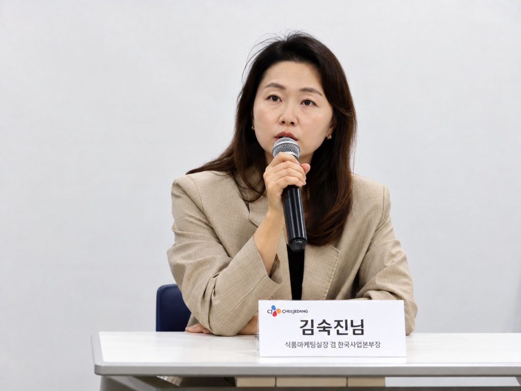 김숙진님 식품마케팅실장 겸 한국사업본부장